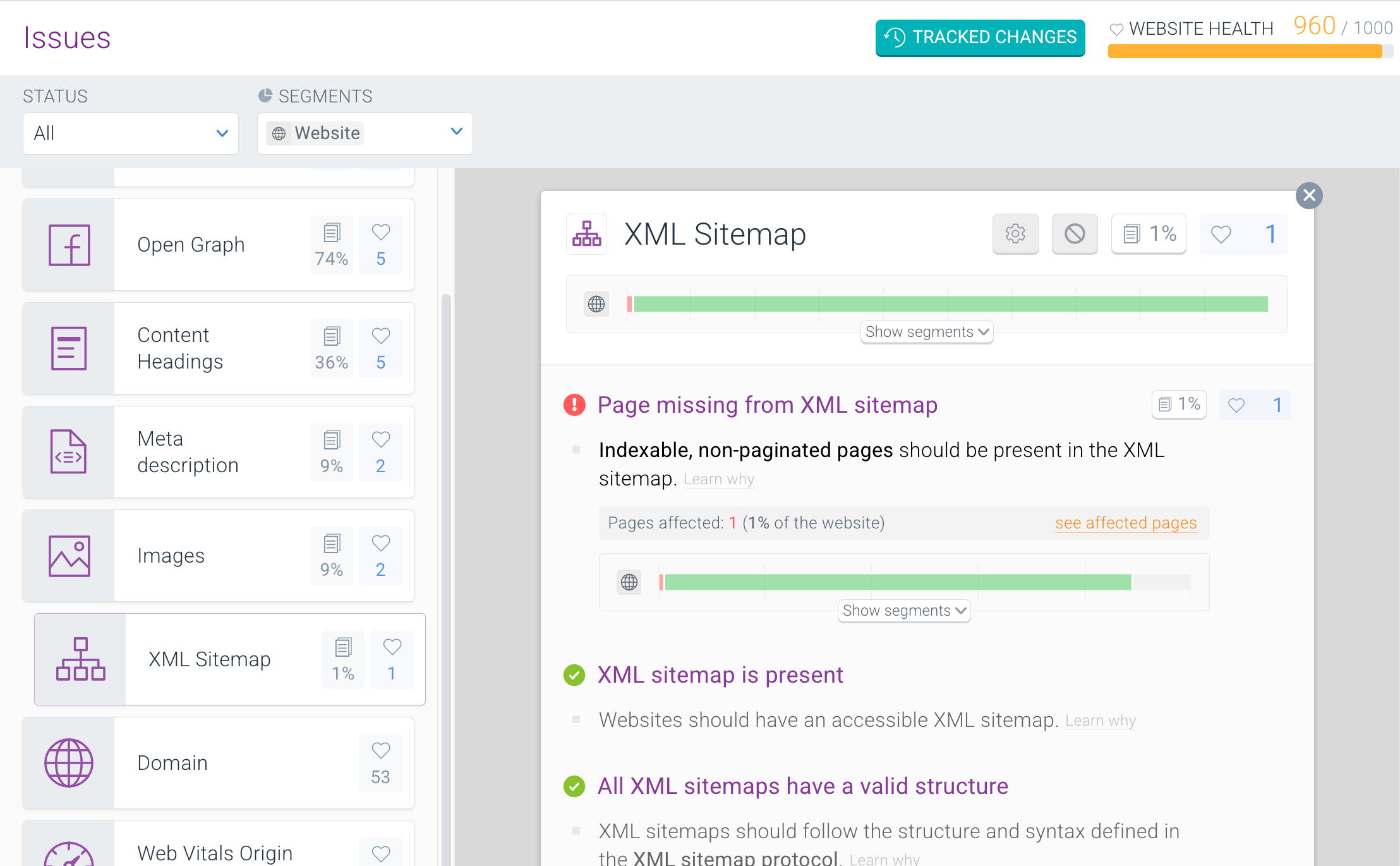 contentking page missing from xml sitemap.png